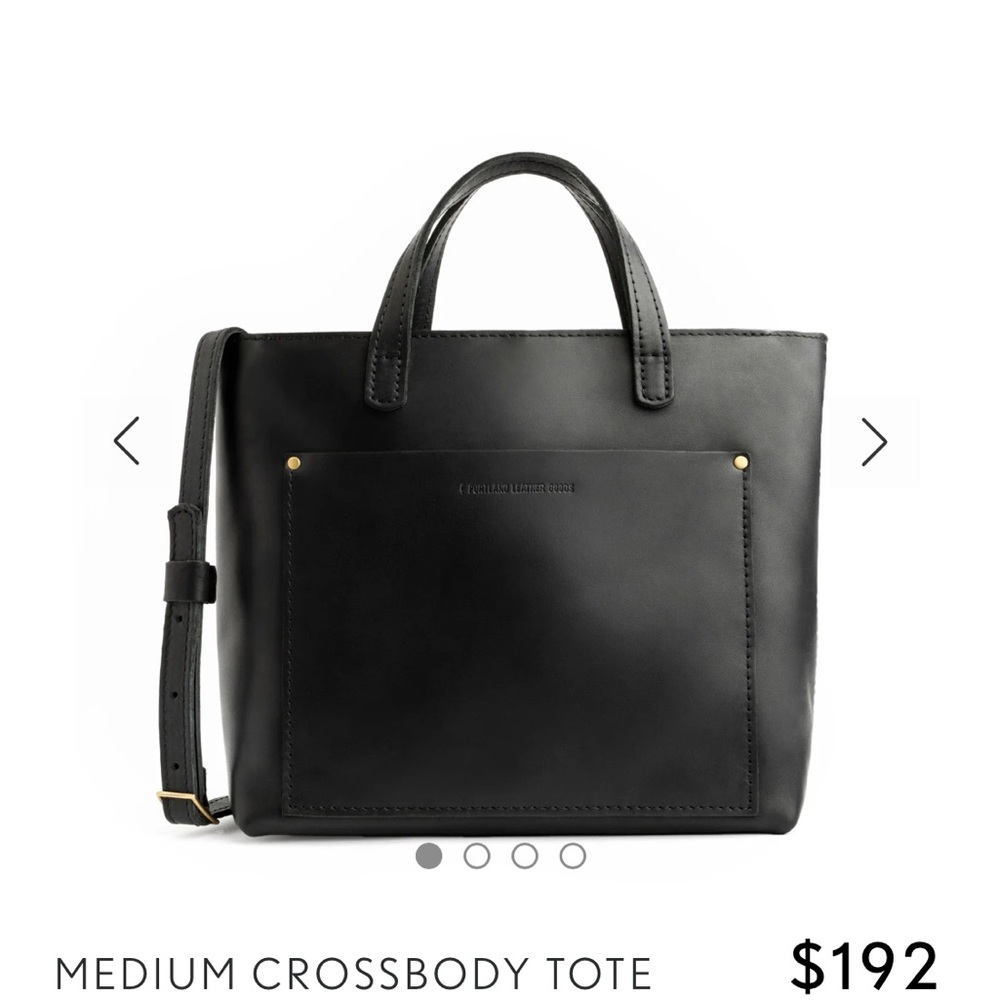 Portland Leather Medium Crossbody Tote